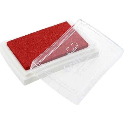 AU42 -Ink Pad Ink Color Red Fingerprint Gift for Children