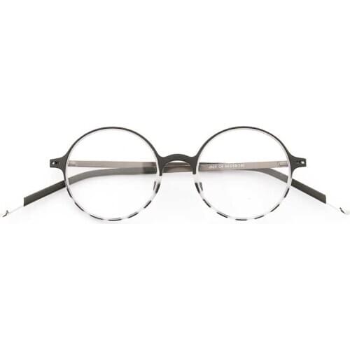 YOUTOP TR90 Round Optical eyeglasses Full rim Men Women Light Weight Glasses Prescription Frame J526