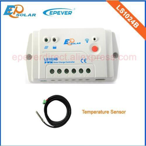Mini 150W panels PWM solar controller LS1024B 10A EPEVER EPsolar regulator 10amps with temperature sensor 12V/24V battery charge