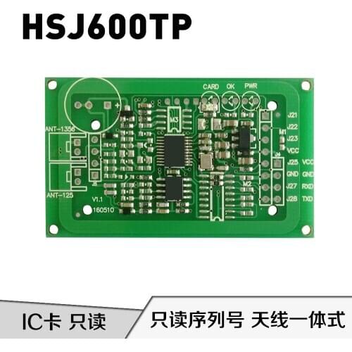 HSJ600TP M1 Read-only Card Number RFID Card Reader Module NFC Tag IC Card Access Control Card Reader Module