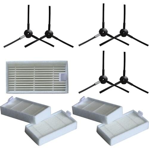 Side Brush Filter Set For Lidl SilverCrest SSR 3000 A1 Robotic Vacuum Cleaner Durable Filter For Vacuum Cleaner Cleaning Parts