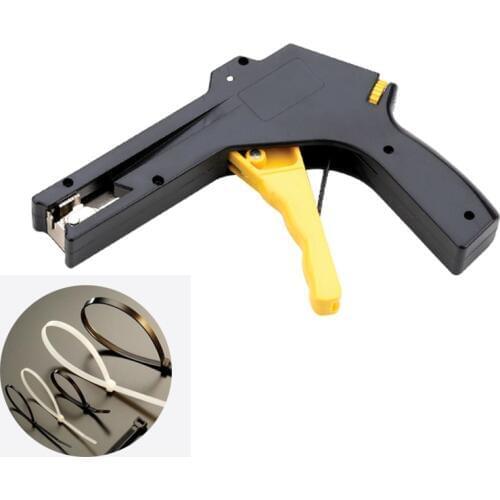 2.4-2.8mm nylon cable tie gun for tightening and cutting cable tie in one step cable tie tensioner tool