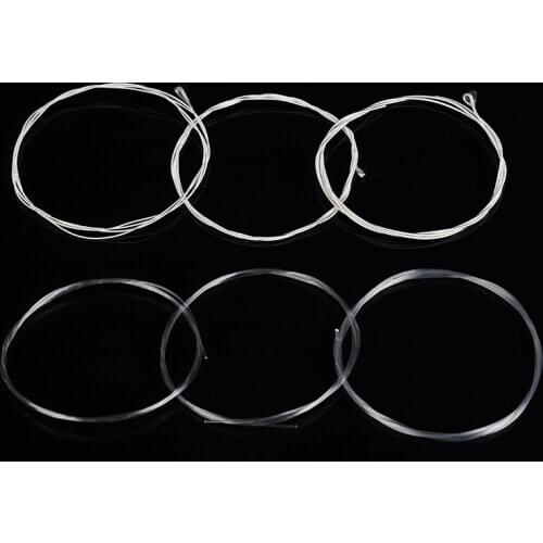 New 6pcs Nylon Acoustic Guitar Strings Silver Strings for Classical Classic Guitar 1M 1-6 E B G D A E Guitar Bass Parts