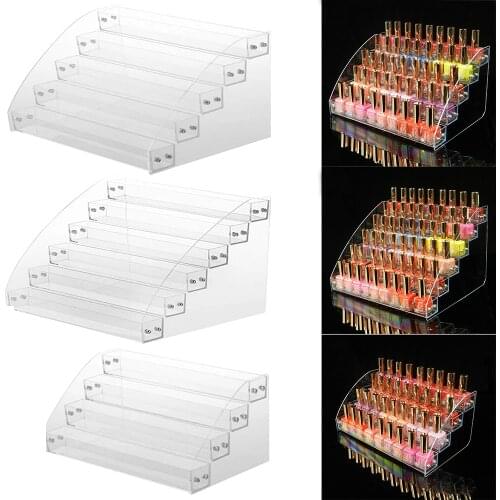 Acrylic Nail Polish Varnish Organiser Holder Presentoire Nail Salon Desk Storage Nail Polish Organizer Display Stand Accessories