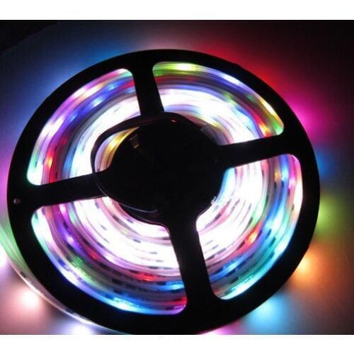 5M programmable NON-Waterproof WS2801 180Led SMD5050 Dream Full Color RGB LED Light Strip 12V 36led/M Home Bar Club Lorry decor