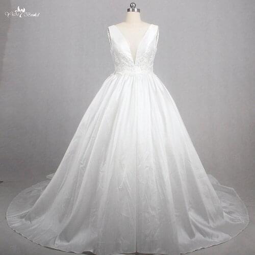 RSW1264 Sleeveless V Neckline Bridal Dresses 2017 China Bridal Gowns