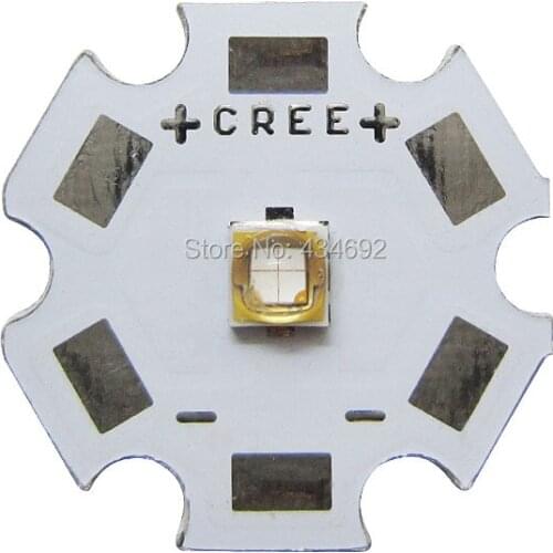 10PCS 5W 450NM Royal Blue Led Emitter Lamp Light On 20MM Aluminum Heatsink PCB Board For DIY Aquarium Tank Lamp Fishing Lighting