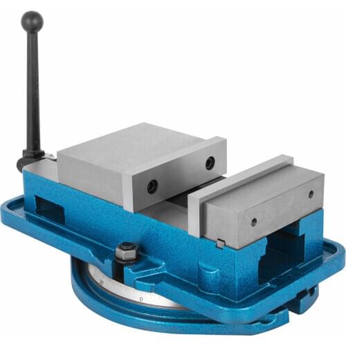 6\" Milling Machine Lockdown Vise Swivel Base Swivel Base Acme Screws 360 Degree