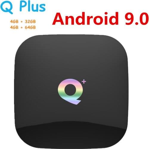 2019 Newest Q Plus Android 9.0 TV Box Allwinner H6 Quad Core 4GB RAM 32GB/64GB ROM HD 6K H.265 USB3.0 Netflix Smart Media Player