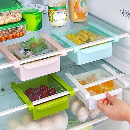 Refrigerator Drawer Basket Kitchen Storage Organizer Fresh-Keeping Fruit Organizers Home Multifunctional Storage Basket New