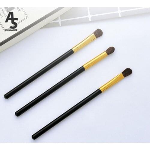 3pcs/Set Eyeshadow Makeup Brushes Soft Horse Hair Portable Eye Shadow Makeup Set Travel Cosmetic Brush For Make Up Maquiagem