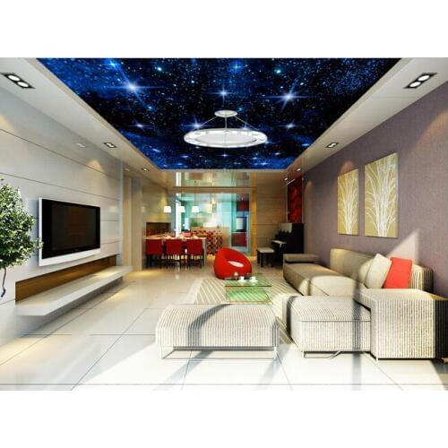 3d wallpaper custom mural non-woven wall sticker 3d Star-studded night sky zenith ceiling murals photo wallpaper for walls 3d