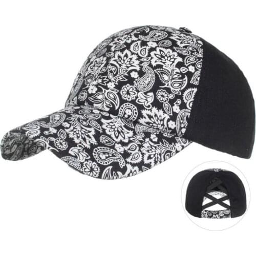 Doitbest Women Ponytail Baseball Cap Women Snapback Summer Hat Cashew Female Fashion HIp Hop Hats Casual Adjustable Outdoor Bone