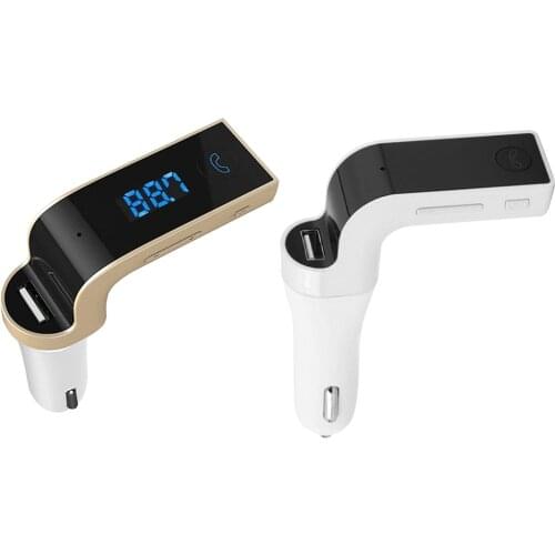 FM Transmitter mp3 player usb Handsfree Wireless G7 Bluetooth Car Kit Radio Adapter FM Modulator Music Audio For Smartphone