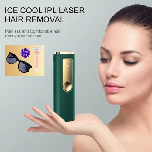 IPL Ice Feeling Depilator Electric Hair Remover Skin Rejuvenation Beauty Sapphire Freezing Point Laser Hair Removal Apparatus