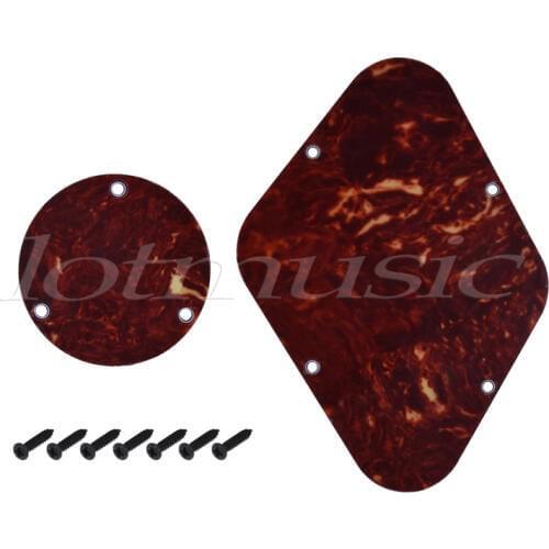 Electric Guitar Cavity Cover Back Plate Backplate for Guitar Parts Tortoise Shell ABS