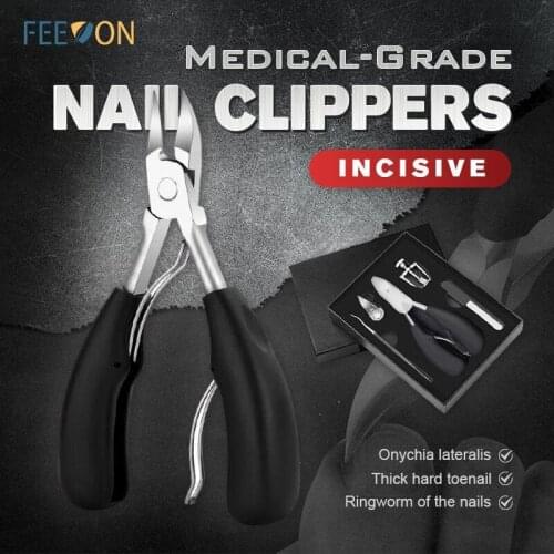 Medical-Grade Nail Clippers Podiatry Nail Clippers Nail Correction Nippers Clipper Cutters Dead Skin Dirt Remover