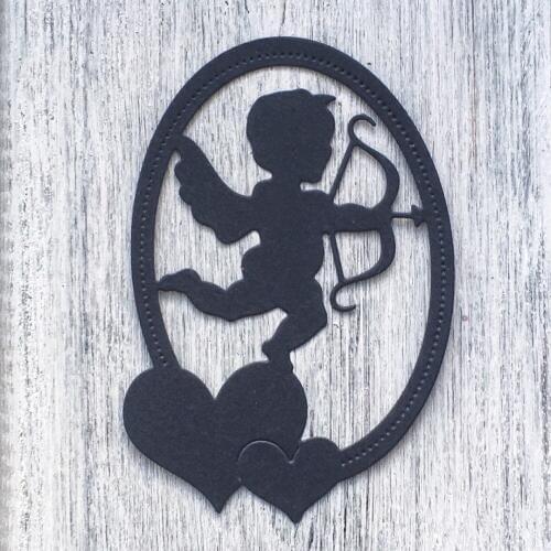 ArtScrap Little Angel Cupid Amur For Man Metal Cutting Dies Scrapbooking Card Making Decorative Die Cuts Love Craft Embossing