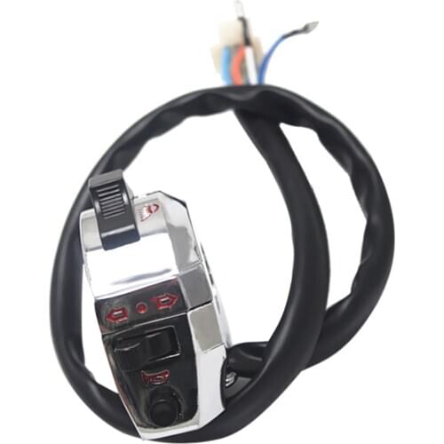 Motorcycle 7/8 '' 22mm Handlebar Light Signaling High / Low Beam Light