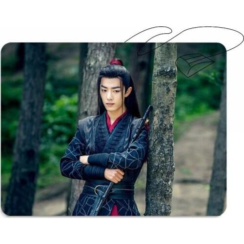 The Untamed Chen Qing Ling Mouse Pad Xiao Zhan Wang Yibo Photo Rubber Mouse Mat Fans Gifts Star Around