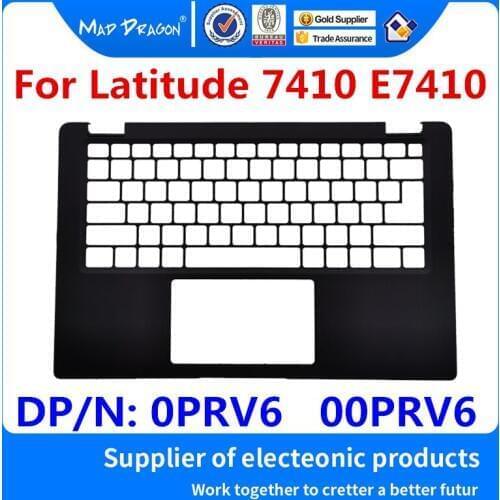 Original New For Dell Latitude 7410 E7410 Palmrest Keyboard Bezel Upper Case Top Case Chassis Cabinet Housing Shell 0PRV6 00PRV6