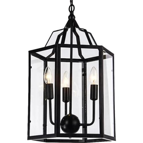 American Country Pendant Lights Stairway Euro Style Corridor Home Garden Iron Carnival Pendant Lamp Bird Cage Villa Club Lamp