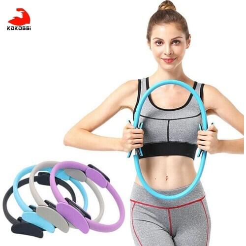 KoKossi 1Pcs Professional Yoga Circle Pilates Sport Magic Ring Women Fitness Kinetic Resistance Circle Gym Workout Pilates