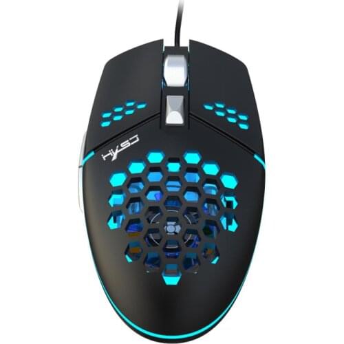 New arrival J400 Fan Wired Macro Gaming Mouse 7 Button Computer Mouse Gamer Mice 8000dpi Silent Mause With Backlight For Laptop