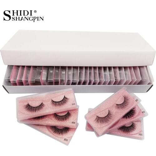 SHIDISHANGPIN Eye Lashes Mink Wholesale Accessories Fake Lashes Packaging Boxes Natural Mink Lashes Bulk False Lash