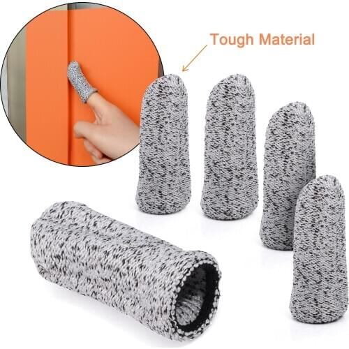 EHDIS 5PCS Film Wrapping Finger Sleeve Elastic Fiber Fingertips Cots Vinyl Car Tinting Cleaning Hand Thumb Protector Gloves Tool