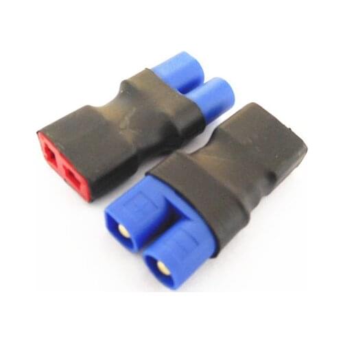 50pcs Deans T plug Female to EC3 Male Adapter No Wires Connector