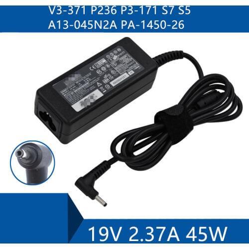 Laptop AC Adapter DC Charger Connector Port Cable For Acer V3-371 P236 P3-171 S7 S5 A13-045N2A PA-1450-26