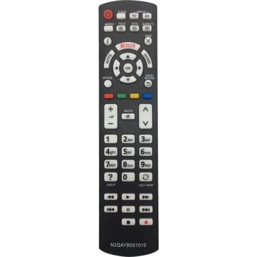 ALLOYSEED Mini Replacement for Panasonic N2QAYB001010 N2QAYB001011 Remote Control Silver
