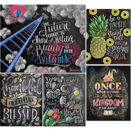 Diamond embroidery Chalk Art diamond mosaic sale mosaic diamond picture diamond painting kit embroidery with crystals Handicraft