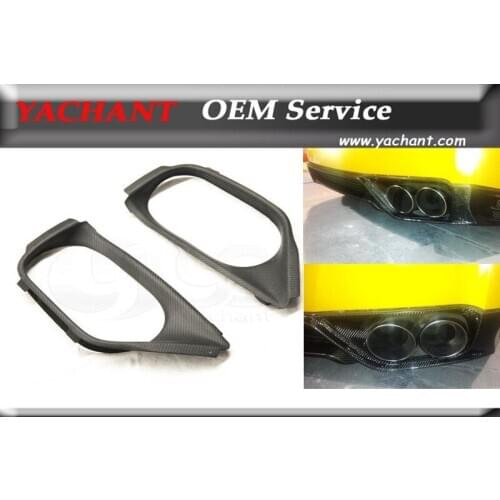 Car-Styling Carbon Fiber Matte Finish Exhaust Heat Deflector Fit For 2011-2015 R35 GTR GT-R DBA OEM Style Exhaust Heatshield