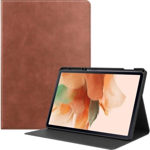 Auto Sleep Wake Up Smart Tablet Case For Samsung Galaxy Tab S7 FE SM-T730 SM-T736 Shockproof Leather Stand Flip Cover