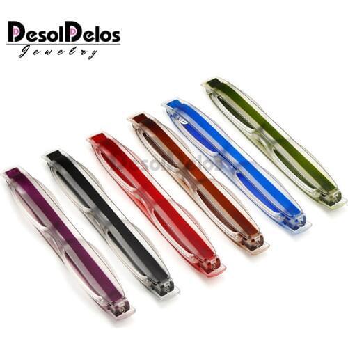Men Women Folding Reading Glasses Unisex 360 Degree Rotation Presbyopic Foldable Eyeglasses +1.0 1.5 2.0 2.5 3.0 3.5 4.0