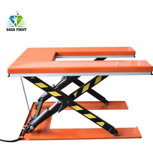 Hydraulic Sciccor Lift U Type Pallet Scissor Lift For Lifting