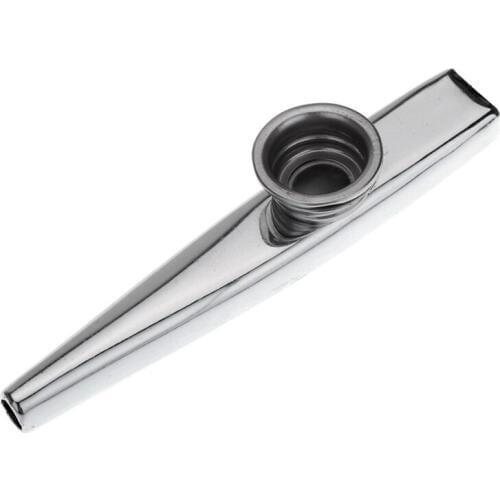 Kazoo Aluminum alloy Metal with 5 pcs Gifts Flute Diaphragm for Children Music-lovers