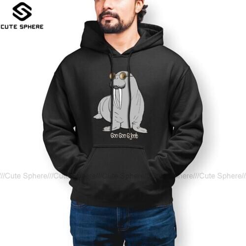 Cool John Lennon I Am The Walrus Mini Hoodies Autumn Cotton Hoodie Outdoor Long Sleeve Pullover Hoodie Mens X