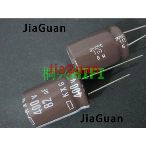 10pcs NEW NIPPON KXG 400V82UF 18x25MM NCC electrolytic Capacitor 82UF 400V CHEMI-CON NCC kxg 400v 82uf