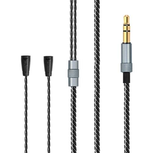 OFC Replacement Stereo Audio Cable Extension Music Cord Wire for Sennheiser IE80 IE8I IE8 Headphones Earphones