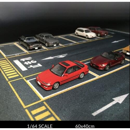 Diecast 1:64 Scale Underground Garage Large Parking Lot Mat For Alloy Car Model Vehicle Scene Toy Mouse Pad Scene Show Display