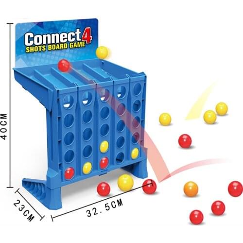 Bouncing Linking Shots - Basic Connect 4 Shots Game Team Building Fun Games For Good Toy For Pre-school Children