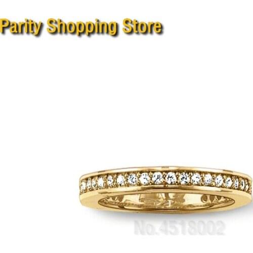 RS1157 Hot Sale S925 silver-plated Rings4 zirconia size6 6.5 8 8.5women rings classic style Glam and soul ETERNITY Rings Jewelry