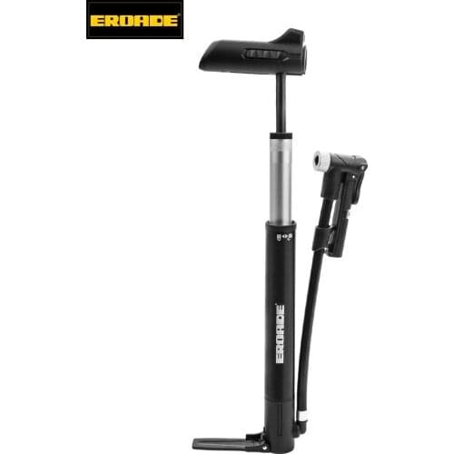 EROADE High Pressure Bicycle Pump Portable Folding Handle Aluminium Alloy Bike Accessories Schrader Presta Valve Generic