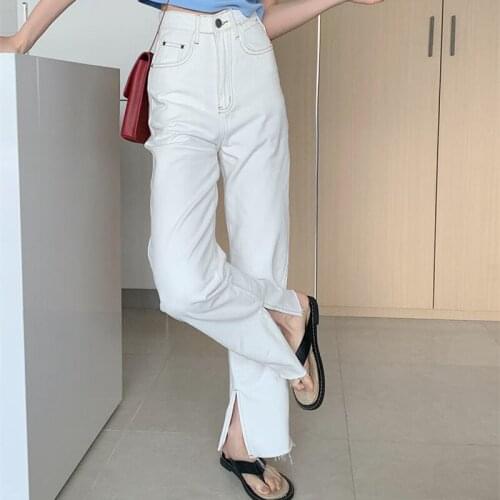 Spring Women Jeans Vintage Trouser For Womens Denim Wide-leg Womens Jeans High Waist Sexy Elegant Pants