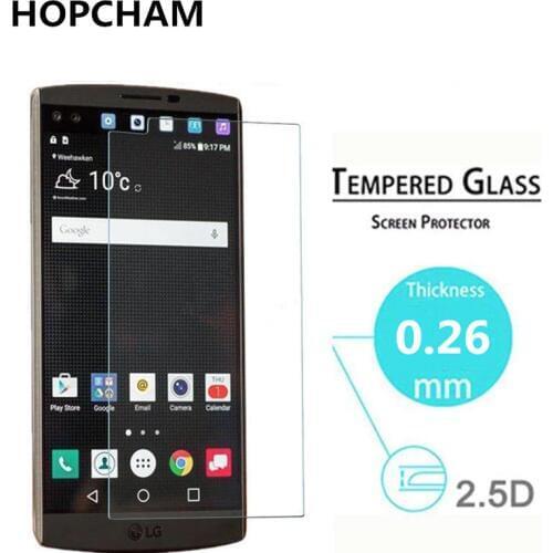 Screen Protector Round Edge 9H Hardness 0.26MM Thickness Tempered Glass For LG V10 H960 H968 H961N Vs990 HPF F600 F600S Dual Sim