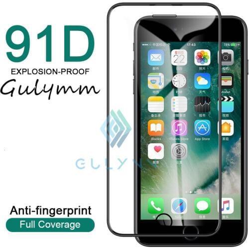 New 91D Protective Glass For IPhone 11 Pro Xr Xs 12 Max Tempered Glass On For IPhone X 6 6s 7 8 Plus Xs Glass Screen Protector