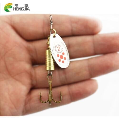 10pcs 6.7cm 7.3g Wobbler Spinner Bait Brand Spoon Fishing Lure Pesca Artificial Hard Fishing Spoon Lure Metal Jigging Lure Baits